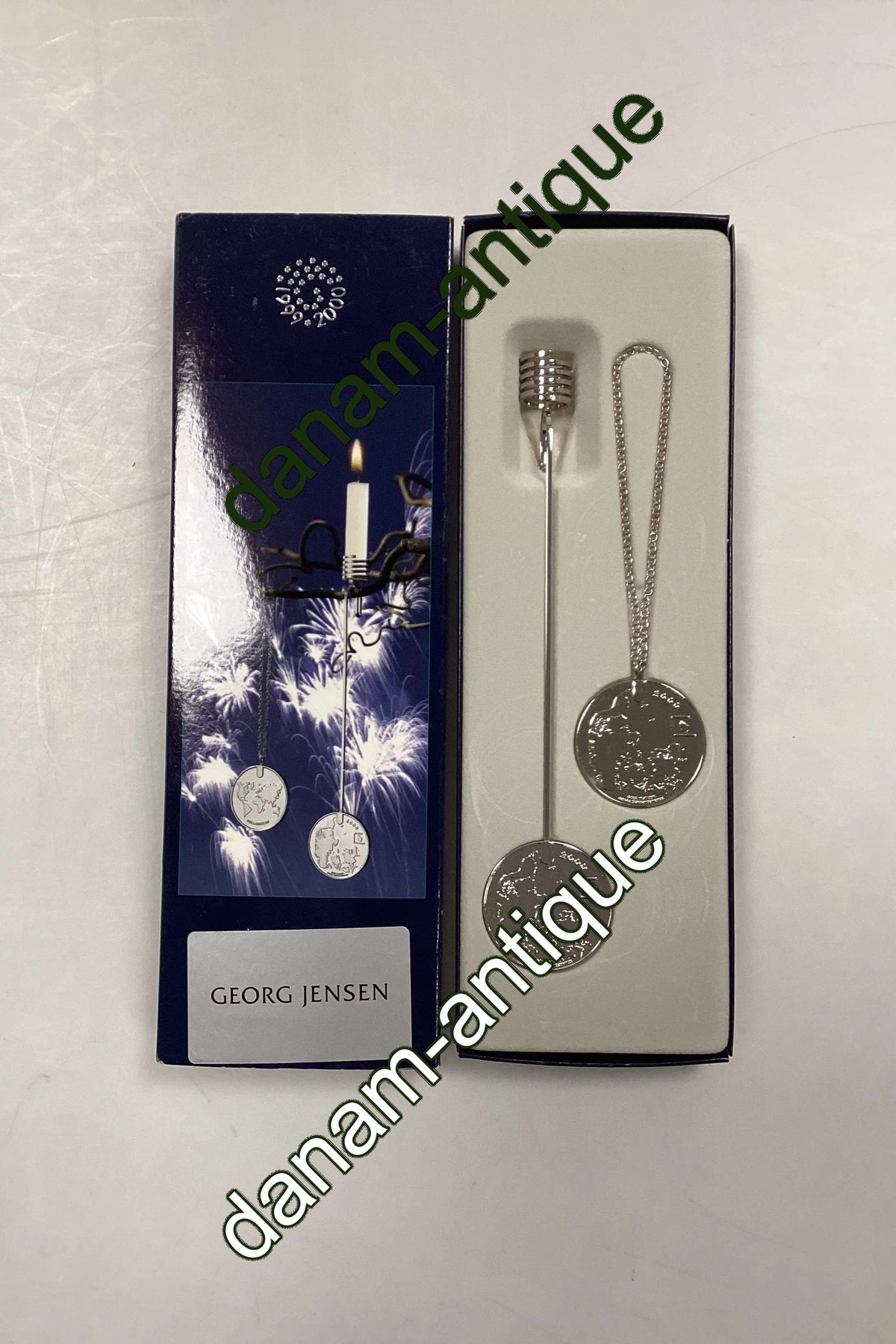 Georg Jensen Millennium Lyseholder og Ornament - 1999/2000