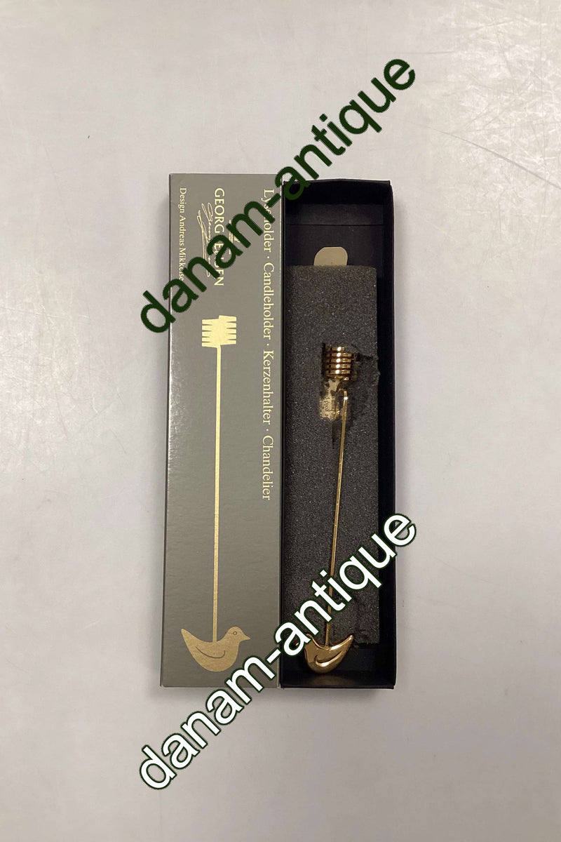 Georg Jensen Golden Christmas Lyseholder - Fugl 1991