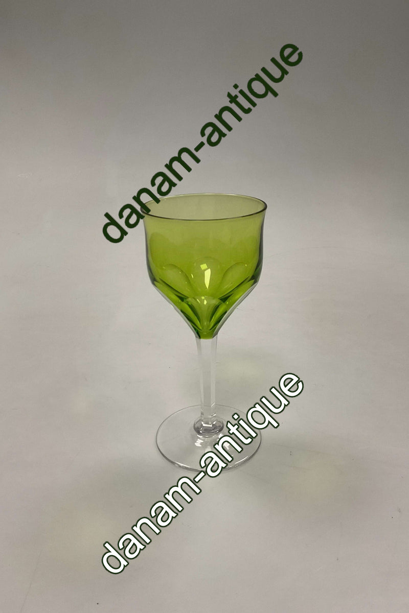 Oreste Holmegaard / Val. St. Lambert Hvidvinsglas / Grøn