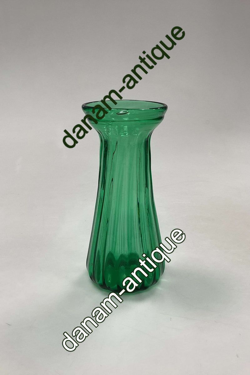 Flaskegrøn Blomsterløg Vase Holmegaard / Kastrup / Fyens Glasværk