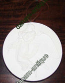 Bing og Grøndahl Biscuit Platte Nat No 123. Gravstedsplatte