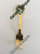 A. Michelsen Christmas Fork 1981 Gilded Sterling Silver with Enamel