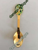 A. Michelsen 1980 Juleske Forgyldt Sterling Sølv med Emalje