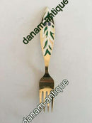 A. Michelsen 1970 Julegaffel Forgyldt Sterling Sølv med Emalje