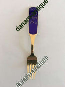 A. Michelsen 1964 Julegaffel Forgyldt Sterling Sølv med Emalje