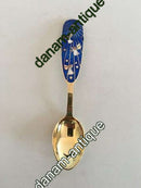 A. Michelsen 1953 Juleske  Forgyldt Sterling Sølv med Emalje