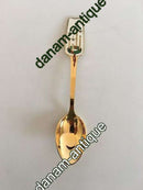 A. Michelsen Christmas Spoon 1949 Gilded Sterling Silver with Enamel