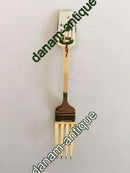 A. Michelsen 1949 Julegaffel Forgyldt Sterling Sølv med Emalje