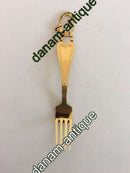 A. Michelsen 1948 Julegaffel Forgyldt Sterling Sølv med Emalje