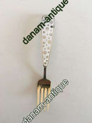 A. Michelsen 1945 Julegaffel Forgyldt Sterling Sølv med Emalje