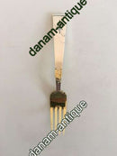 A. Michelsen 1940 Julegaffel Forgyldt Sterling Sølv.