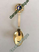 A. Michelsen 1931 Juleske Forgyldt Sterling Sølv med Emalje