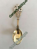 A. Michelsen 1929 Juleske Forgyldt Sterling Sølv med Emalje