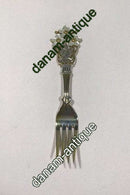 A. Michelsen 1929 Julegaffel Forgyldt Sterling Sølv med emalje