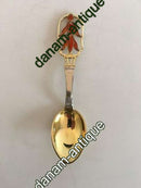 A. Michelsen 1928 Juleske. Forgyldt sterling sølv med emalje