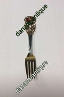 Anton Michelsen Julegaffel 1925 Forgyldt Sterling Sølv med Emalje