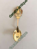 A. Michelsen Juleske 1922 Forgyldt Sterling Sølv med Emalje.