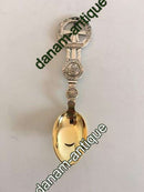 A. Michelsen 1920 Juleske Forgyldt Sterling Sølv