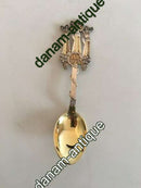 A. Michelsen 1915 Juleske  Forgyldt Sterling Sølv.