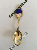 A. Michelsen Juleske 1913. Forgyldt Sterling Sølv med Emalje