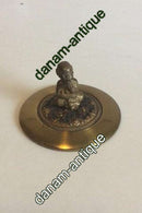 Messinglåg med Bacchus figur