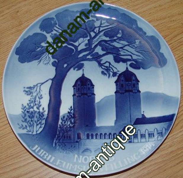 Porsgrund Mindeplatte Norges Jubilæumsudstilling 1914