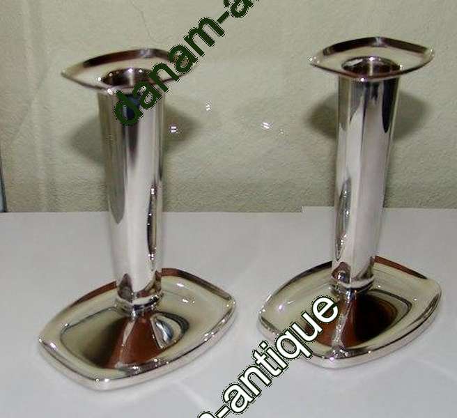 Moderne Par Cohr Lysestager i Sølv