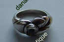 Georg Jensen Sterling Silver Ring with Stone No 380 OK