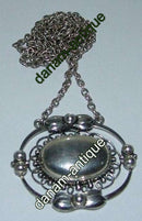 Georg Jensen スターリングシルバー ペンダント（シルバーストーン） No 919