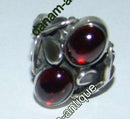 Georg Jensen Sterling Sølv Ring med Granater No 48