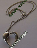 Georg Jensen Sterling Silver Heart with Chain（ジョージ ジェンセン スターリング シルバー ハート チェーン