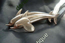Georg Jensen Sterling Silver Brooch with dolphins No 317