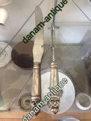 Georg Jensen King Schneidemesser und -gabel aus Sterlingsilber