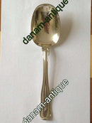 Georg Jensen Sterling Silber Doppelgezahnt Großer Servierlöffel 26cm