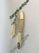 Georg Jensen Antik Sterling Silber Schneideset Messer und Gabel