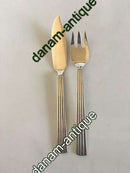 Georg Jensen Sterling Sølv Bernadotte Fiskebestik til 12 Pers. 24 Dele