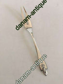 Georg Jensen "Akkeleje" Sterling Silver Meat Fork.