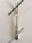 Georg Jensen Sterling Silber Pyramiden-Fleischgabel Nr. 142, groß