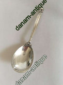 ジョージ ジェンセン スターリングシルバー キング ラージ サービング スプーン No 111