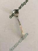 Georg Jensen "Relief" Mustard Spoon No 106 in Sterling Silver and Stainless Steel