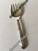 Georg Jensen Sterling Silver Ornamental Serving Fork No.57(大)。