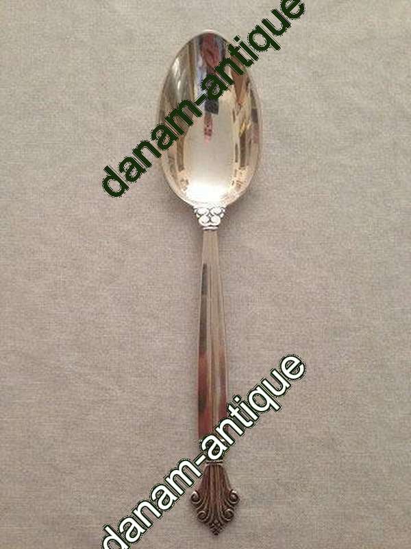 Georg Jensen Dronning Sterling Sølv Barneske/Stor theske No 031