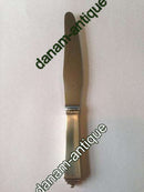 Georg Jensen ピラミッド型スターリングシルバーランチナイフ（ショートハンドル） No 023