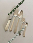 ジョージ ジェンセン ピラミッド スターリングシルバー フラットウェアセット（8人用）40ピース