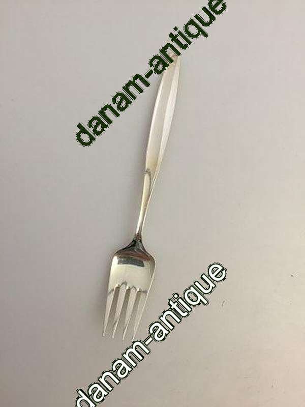 Georg Jensen Sterling Sølv Cypres Frokostgaffel No 022