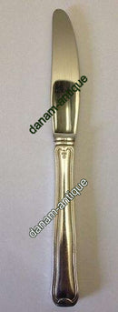 Georg Jensen Double Serrated Sterling Silver Dining Knife with Long Handle No 014 （ジョージ ジェンセン ダブル セレーションド スターリングシルバー ダイニングナイフ ロングハンドル No 014