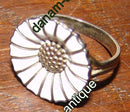 Anton Michelsen Margurite/Margerite Ring in Sterling Silver and Enamel