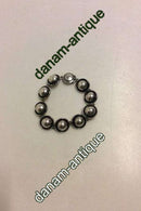 Niels Erik From Sterling Sølv Armbånd med sølv sten