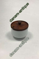 Kastrup Glashütte Opaline Zuckerdose