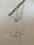 Hvid Klokke Rødvinsglas Holmegaard